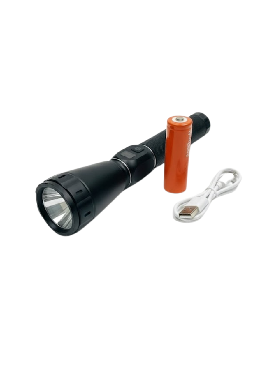 60W Güçlü LED El Feneri 6000 Lümen Uzun Mesafe Aydınlatma Seti