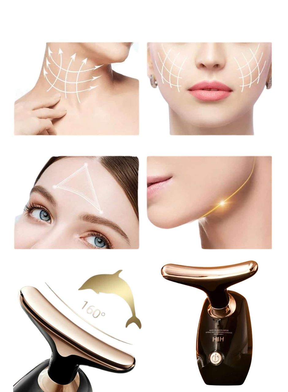 Yüz Masaj Aleti Boyun ve Yüz EMS Güzellik Cihazı Cilt Sıkılaştırma Cilt Gençleştirme Cihazı