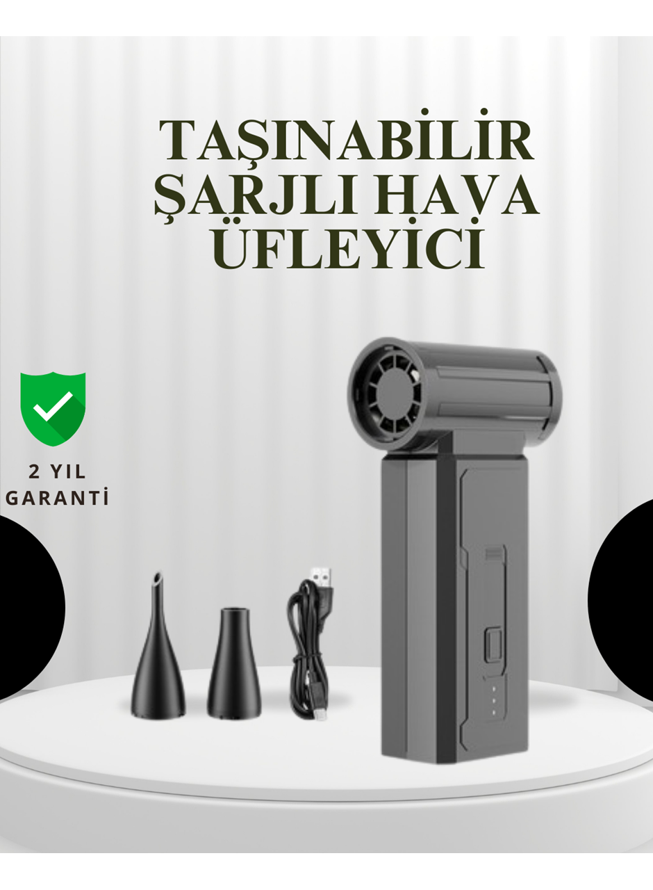 Taşınabilir Şarjlı Güçlü Hava Üfleme Aleti Çok Yönlü Kullanım
