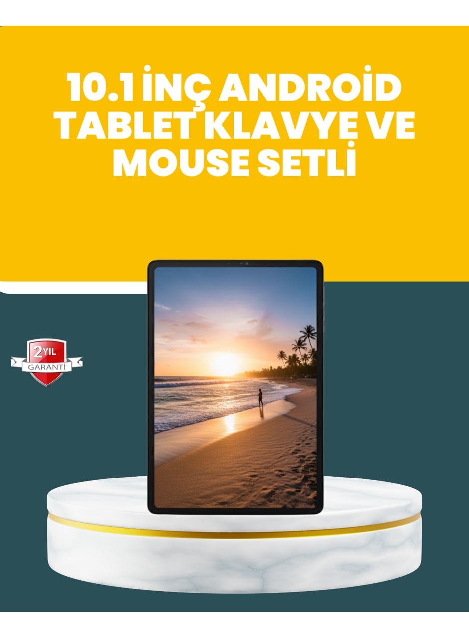 10.1 İnç IPS Ekranlı Android Tablet Bilgisayar Seti