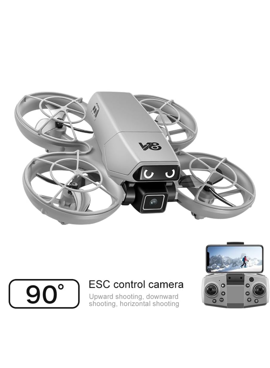 Mini Drone Kameralı Headless Mod LED Işıklı Akıllı Uçuş Sistemi