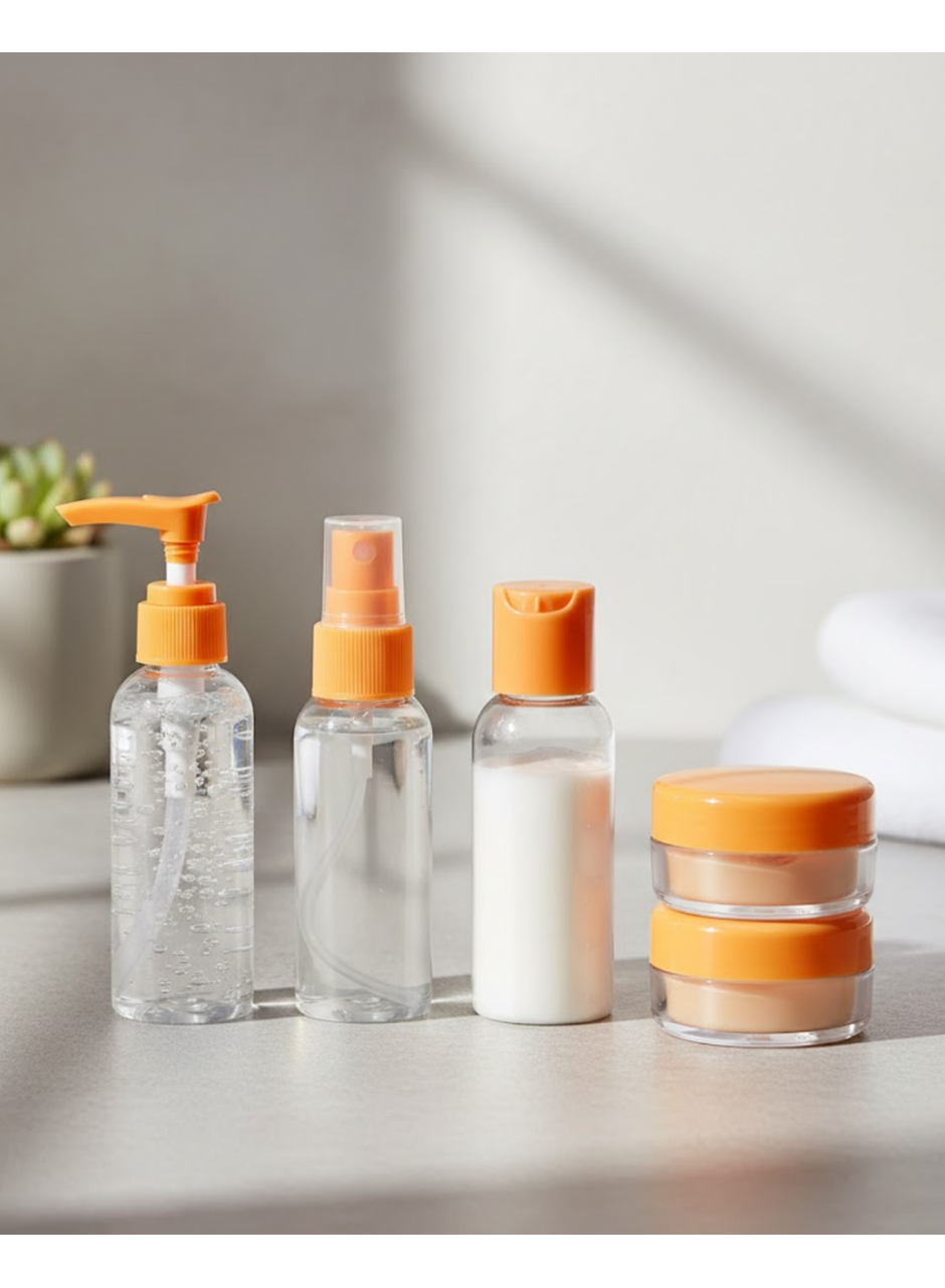 5Lİ SEYAHAT ŞİŞESİ TURUNCU