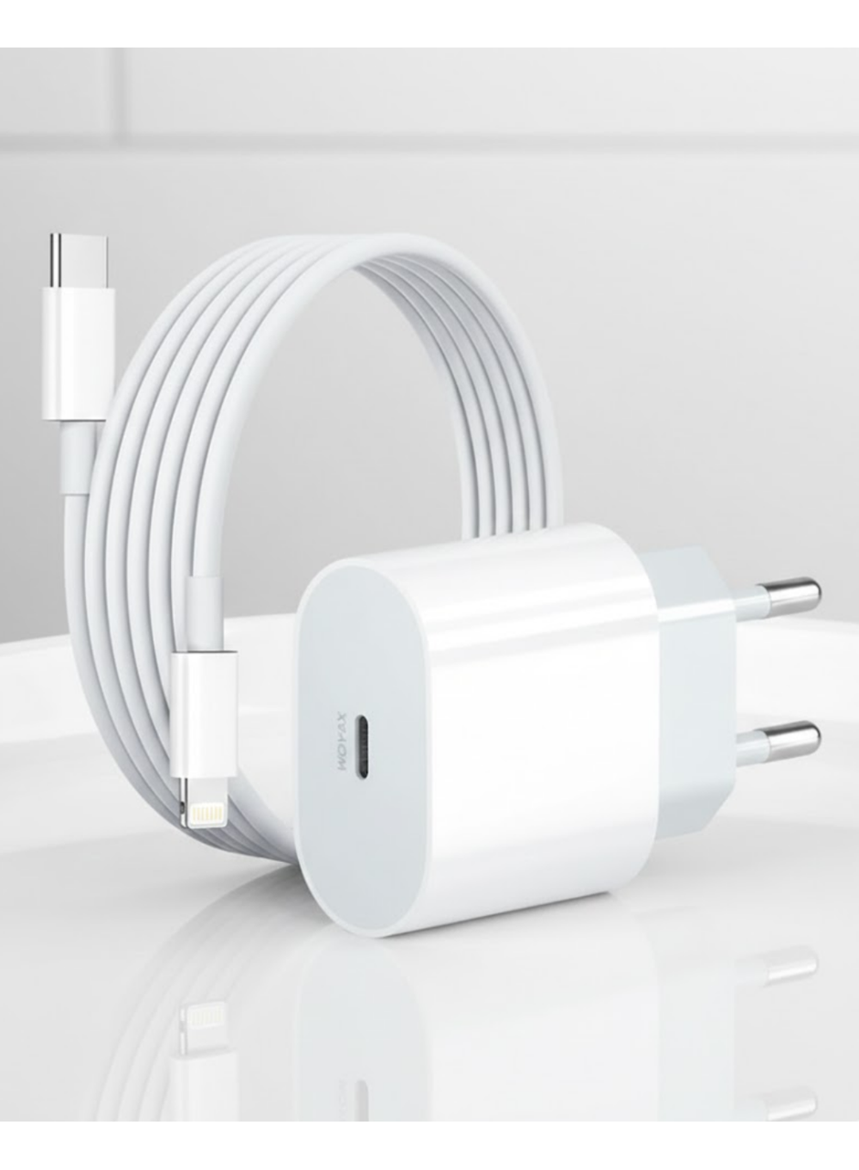 iPhone 12 11 XR XS X 8 Plus 7 20W PD Lightning Hızlı Şarj Adaptörü