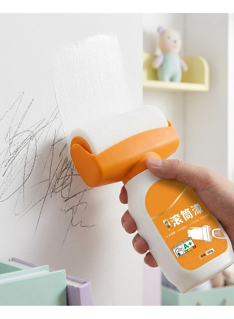 Küçük Duvar Hasar Onarım Rulosu Hazneli Hızlı Kuruyan Boya Fırçası