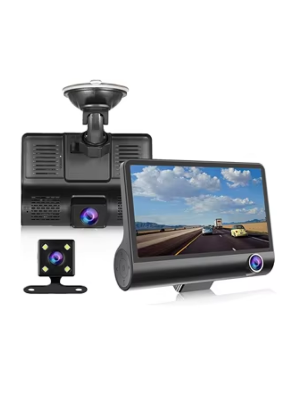 Çift Lens Araç Güvenlik Kamerası G Sensörlü Full HD