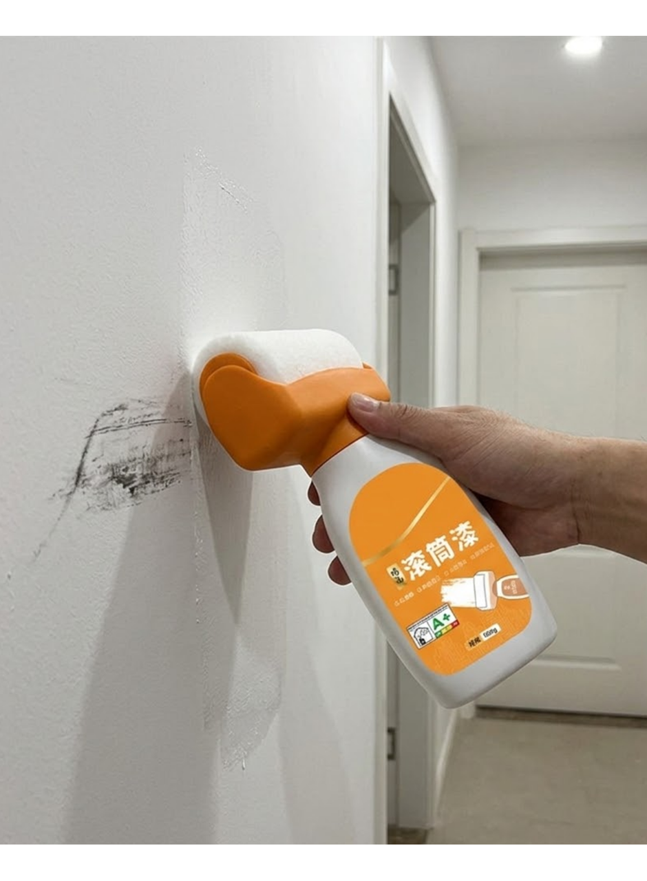 Çok Fonksiyonlu Duvar Rötuş Rulosu Hazneli Pratik Boyama Aleti