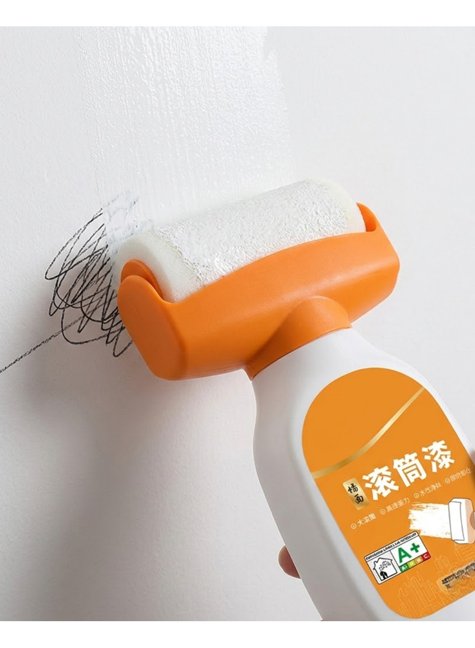 Hazneli Duvar Yama Fırçası Hızlı Kuruyan Rötuş Boya Silindiri