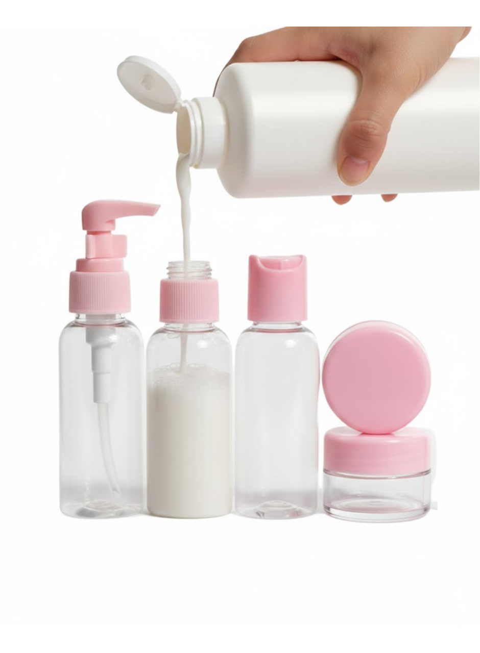 5Lİ SEYAHAT ŞİŞESİ PEMBE