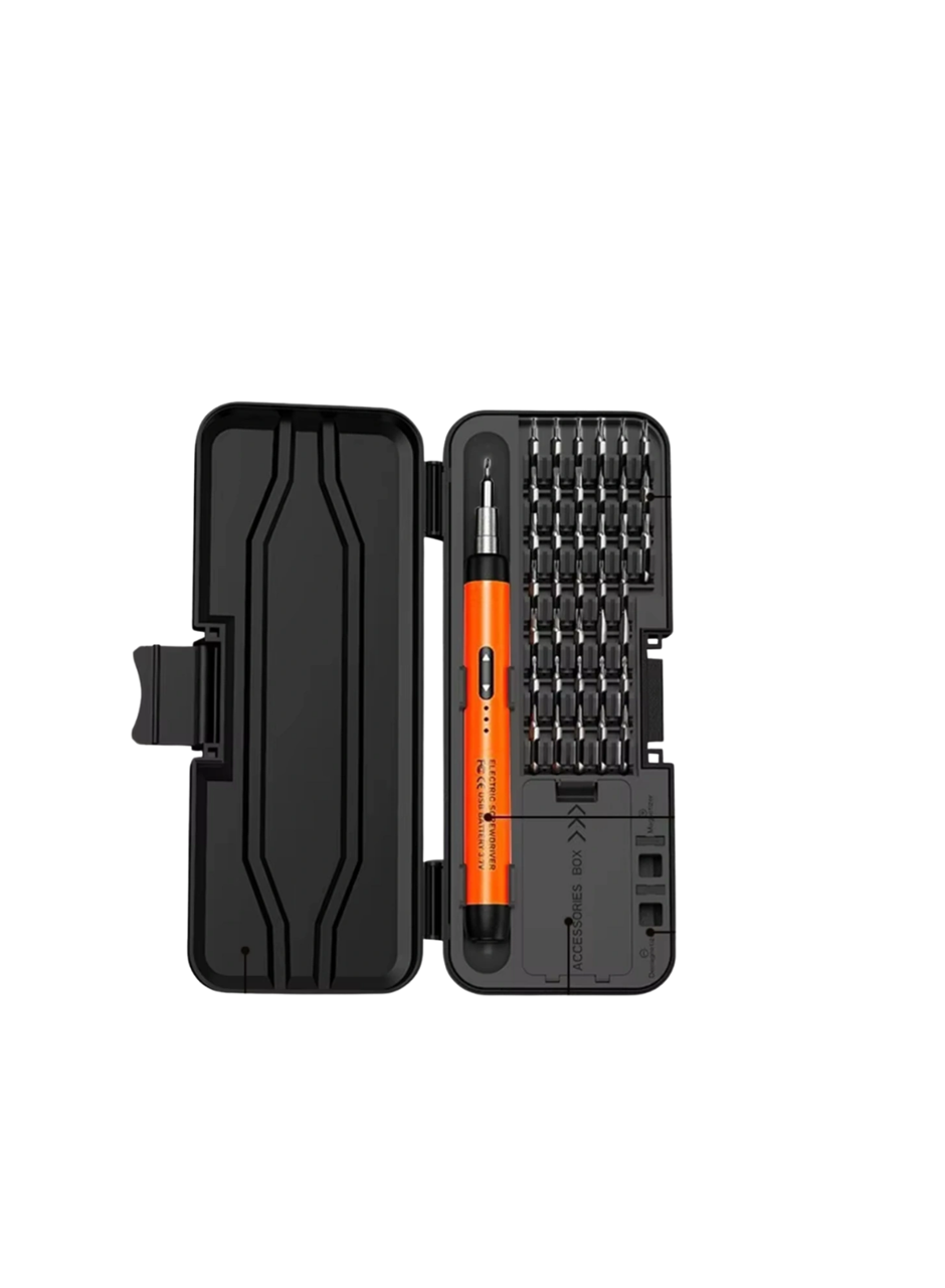 Kablosuz Alüminyum Gövdeli Elektrikli Tornavida 38 Uçlu Teknik Servis Seti