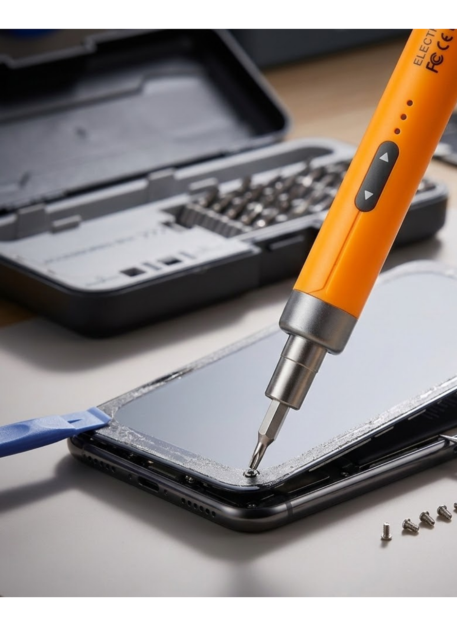 Profesyonel Elektrikli Tornavida Seti 600mAh Şarjlı 38 Parça Hassas Vida Seti