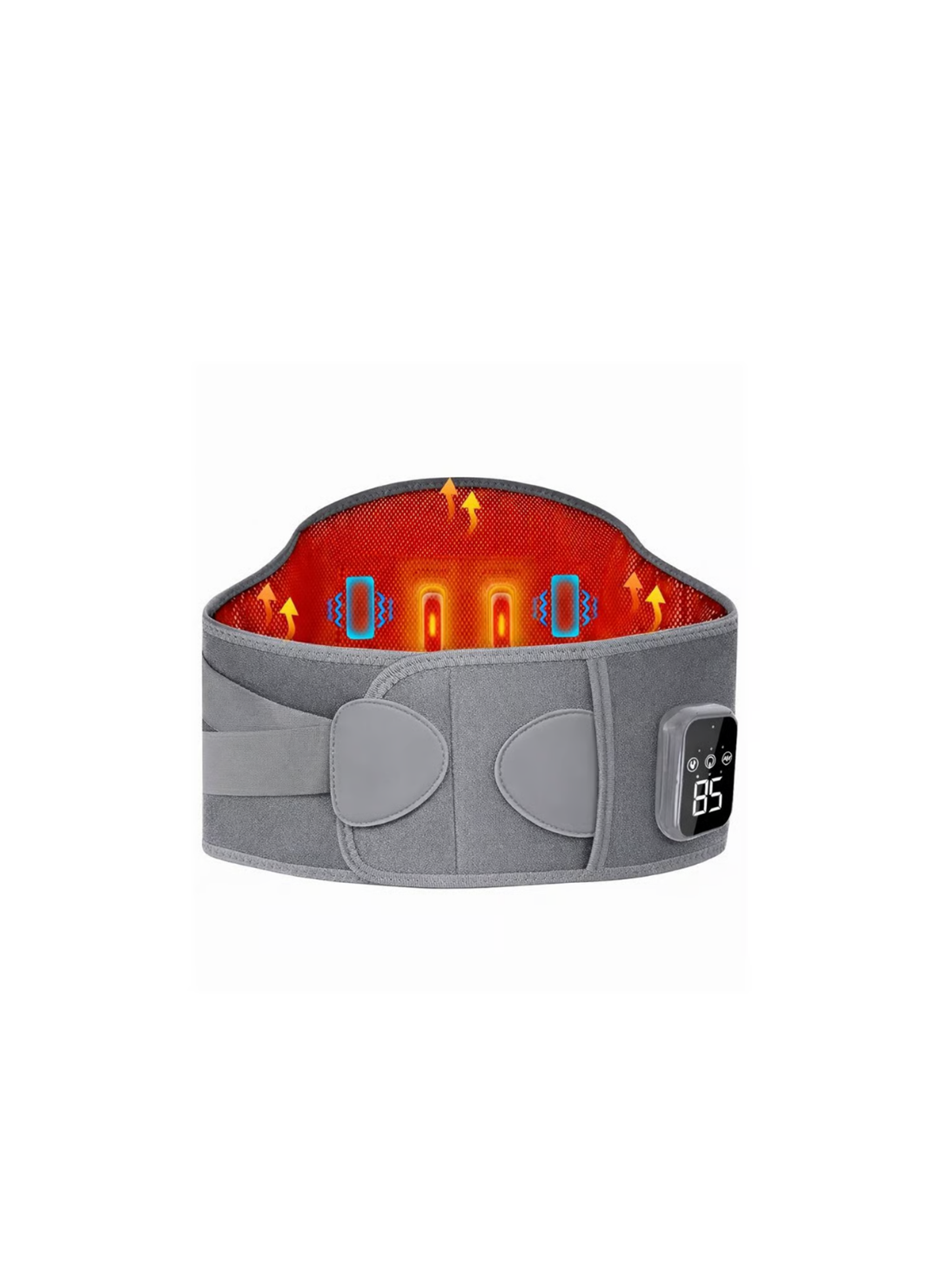 Isıtmalı Titreşimli Bel Masaj Kemeri 3 Kademeli Sıcaklık Ayarlı Kablosuz Tasarım