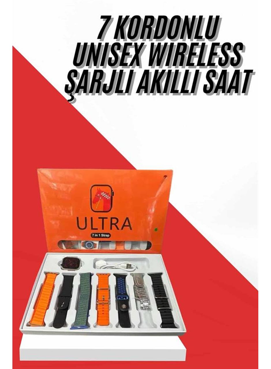 yeni nesil Unısex 7 Kordonlu Çok Fonksiyonlu Nabız Ölçer Uyku ve Sağlık Takibi