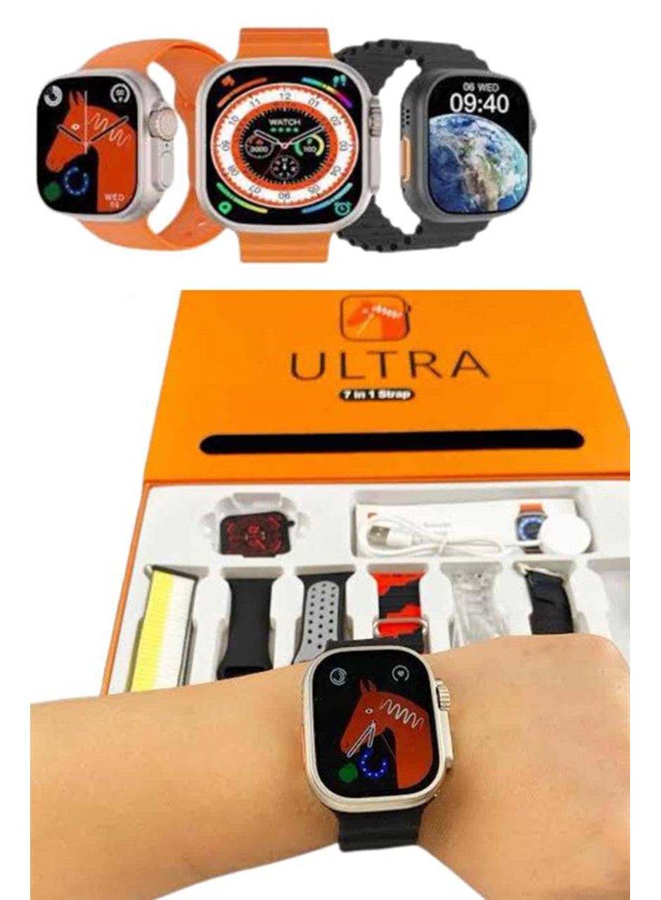 yeni nesil Unısex 7 Kordonlu Çok Fonksiyonlu Nabız Ölçer Uyku ve Sağlık Takibi