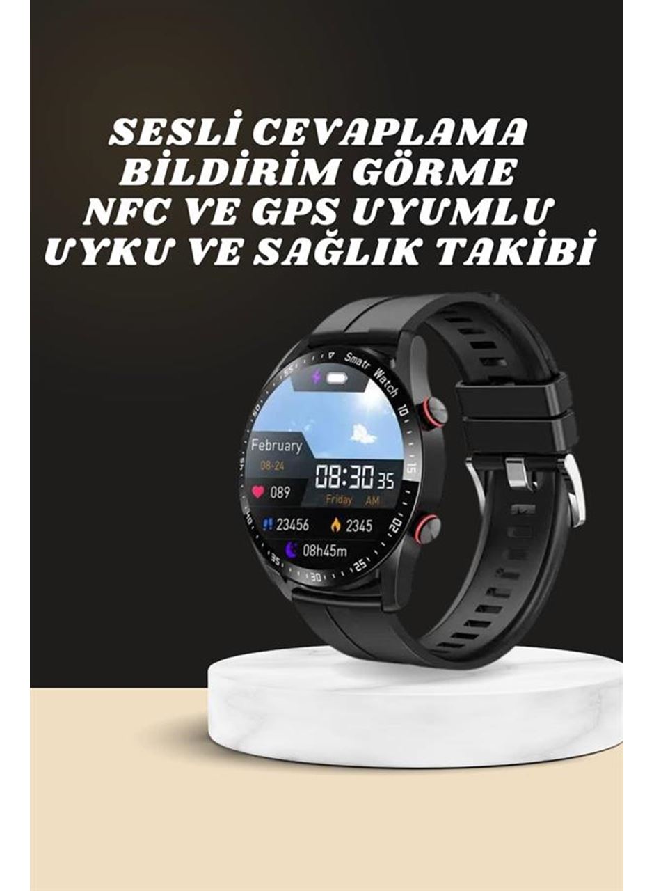 Yeni Model Akıllı Saat GPS Uyumlu Uyku ve Sağlık Takibi Sesli Görüşme