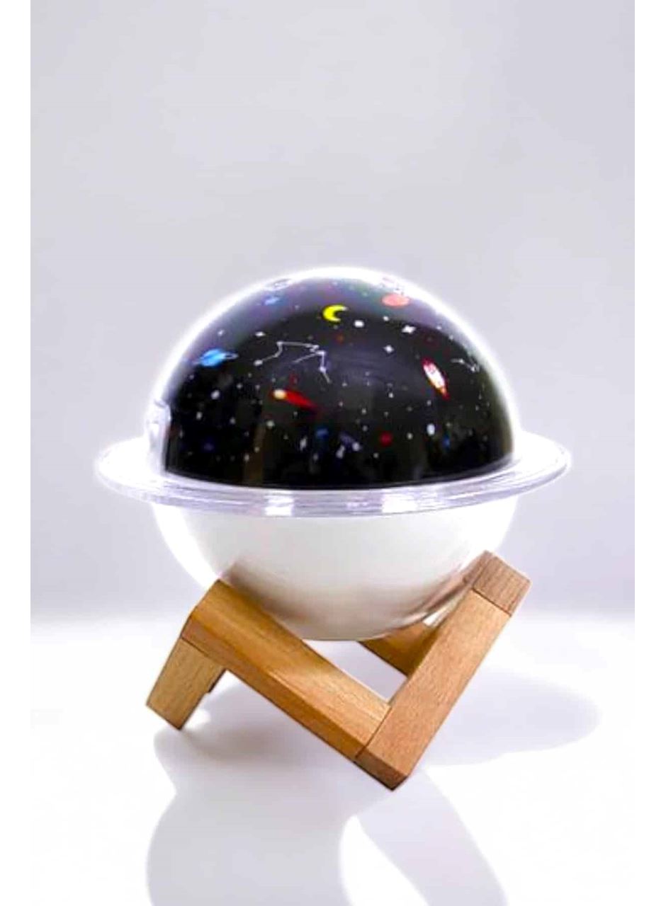 Hava Nemlendirici Masa ve Gece Lambası USB Projeksiyon Aromaterapi