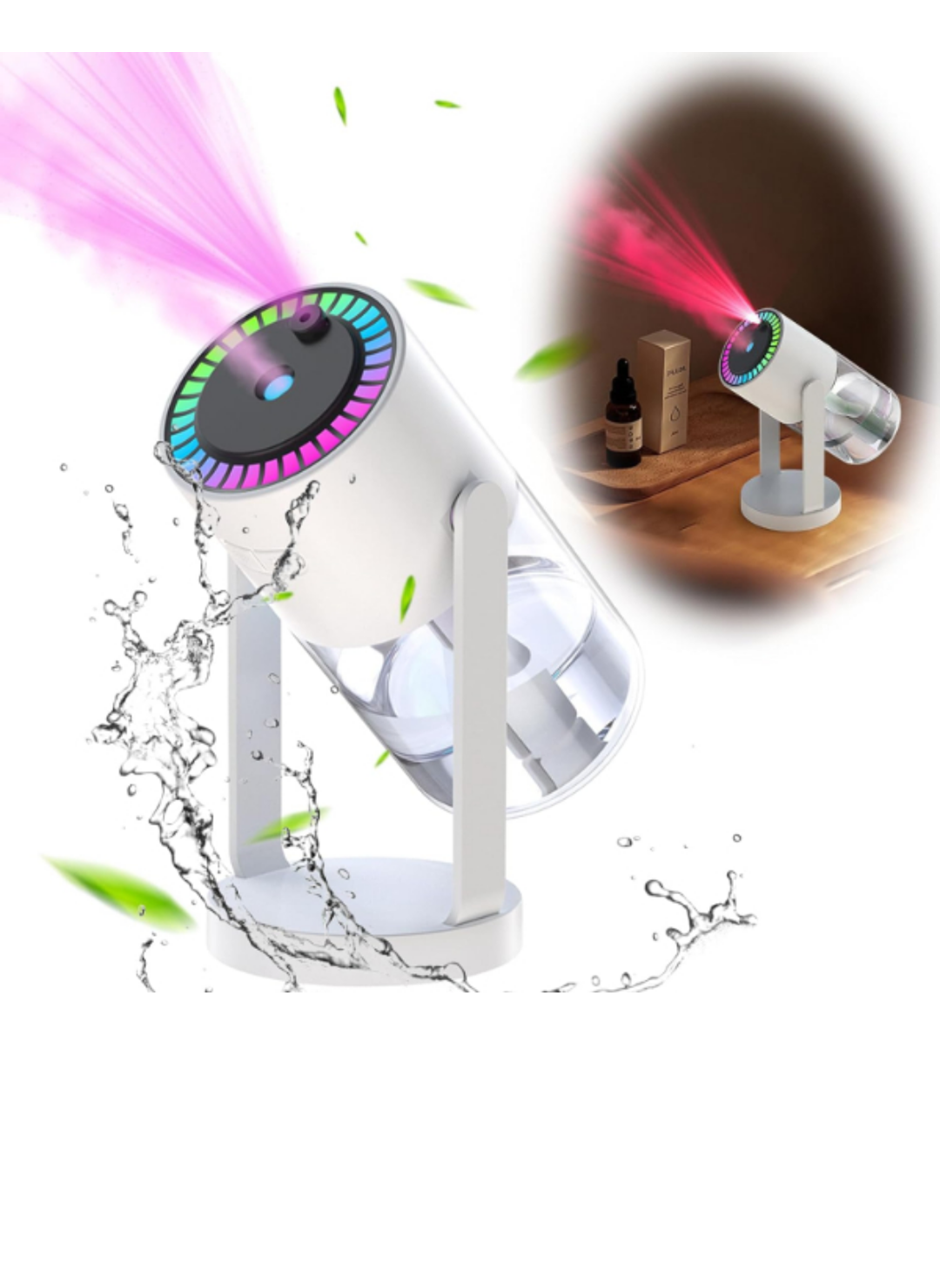Yıldızlı Projektör Hava Nemlendirici Ultrasonik Buhar ve RGB Işık