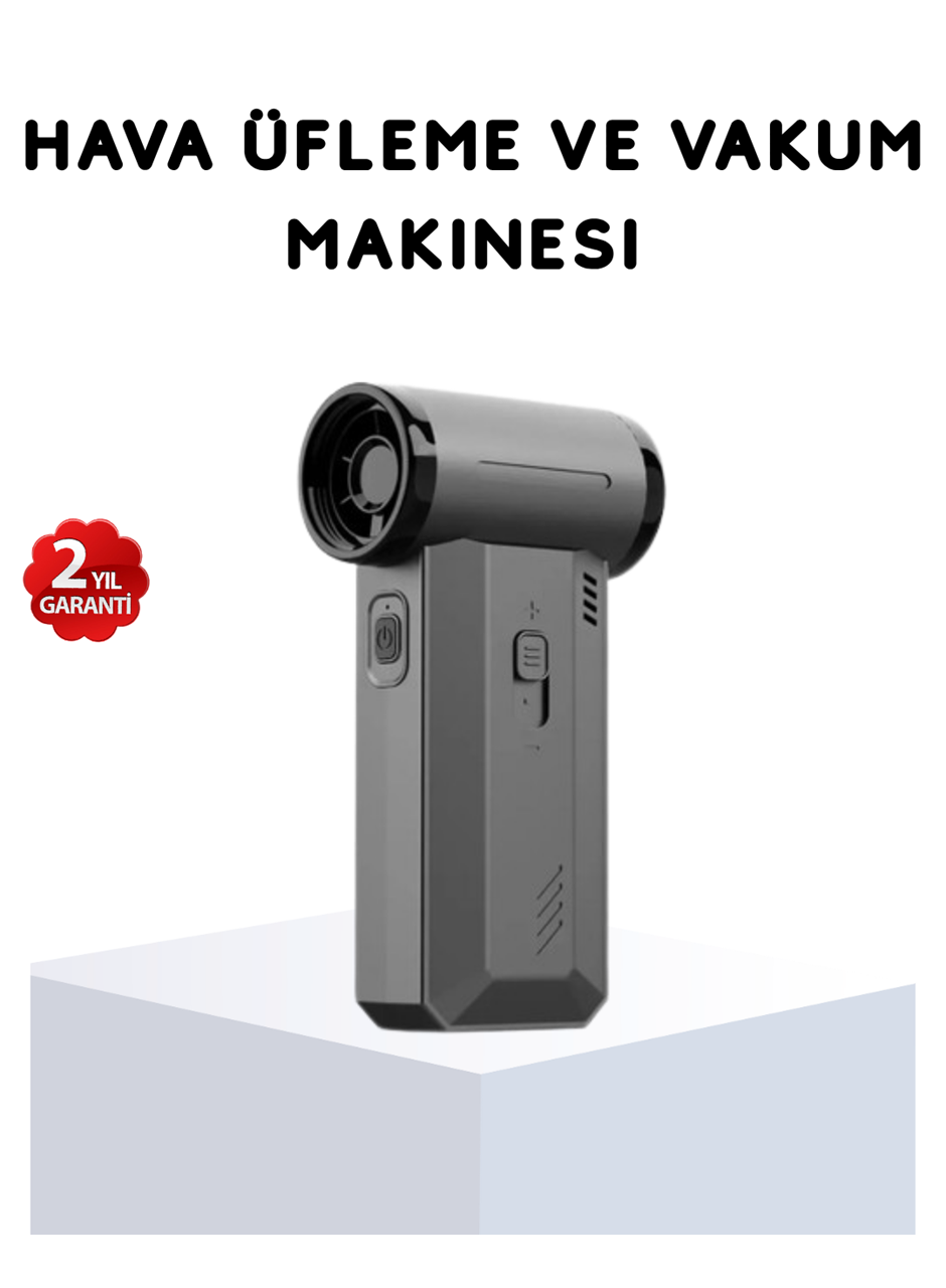 130000 RPM Çok Fonksiyonlu Şarjlı Hava Üfleme ve Vakum Temizlik Cihazı