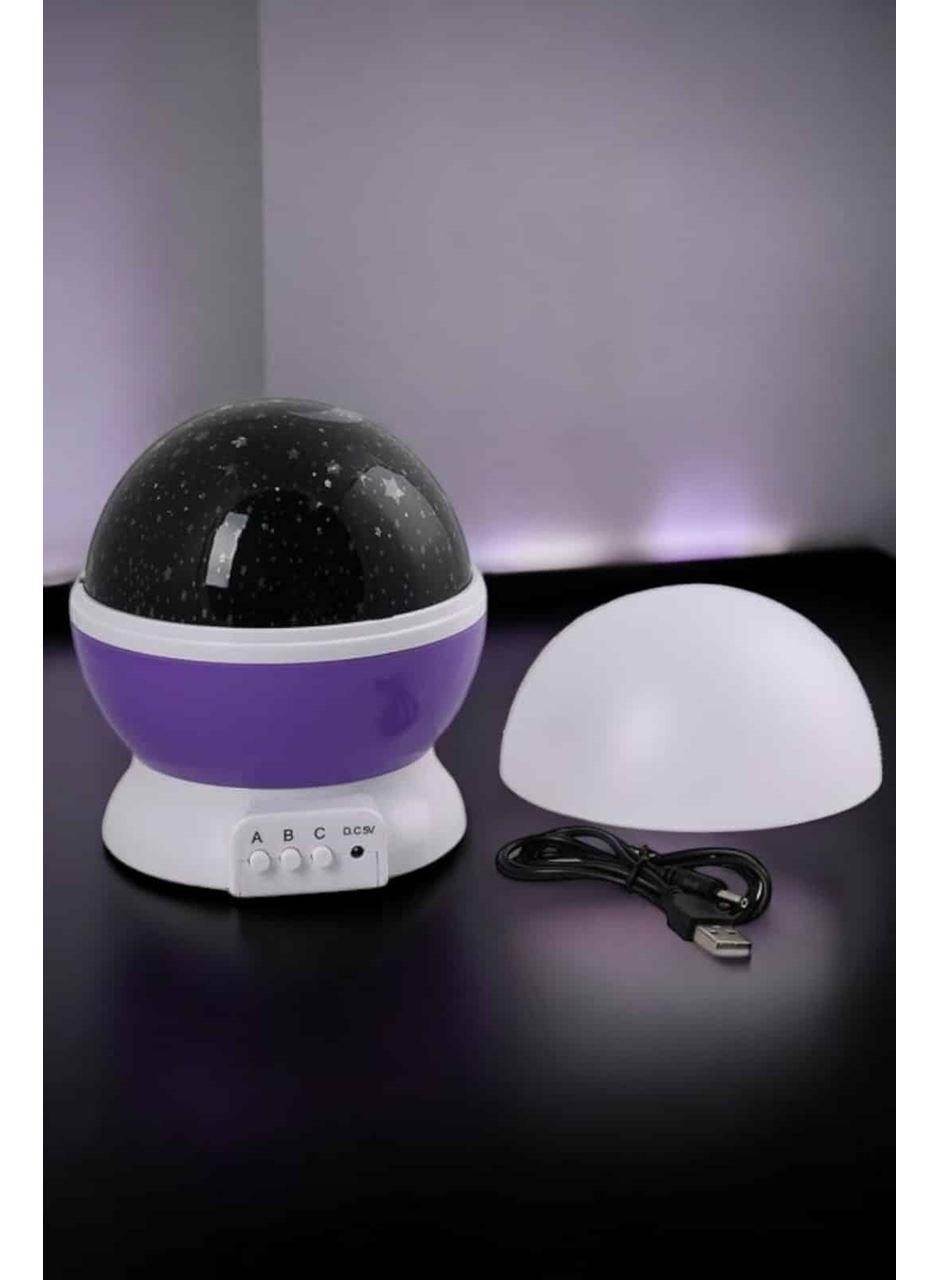 Yıldızlı Gökyüzü Projeksiyon Gece Lambası Hareketli Işık Şovu