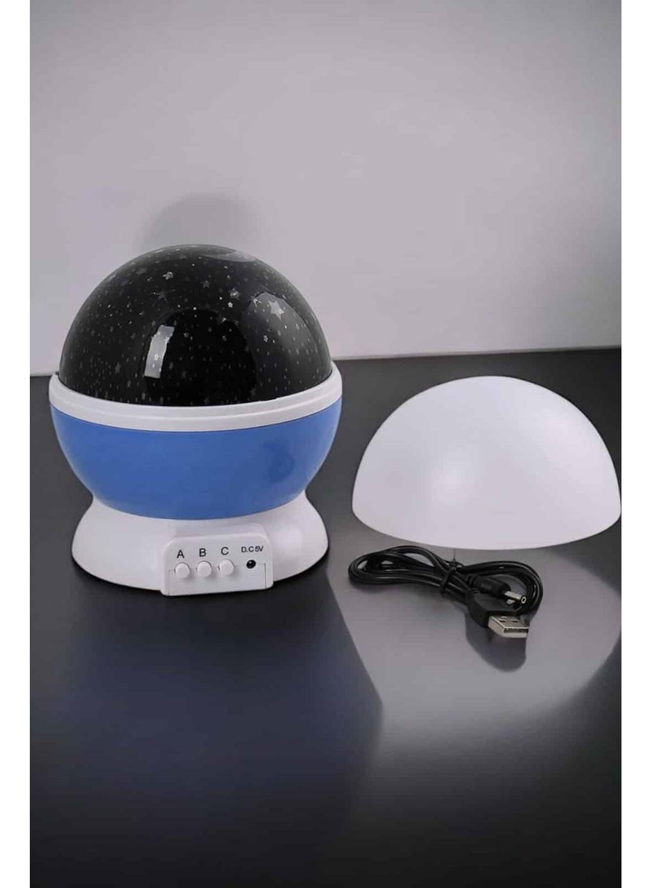 Mavi ve Mor Işıklı Projeksiyon Lambası