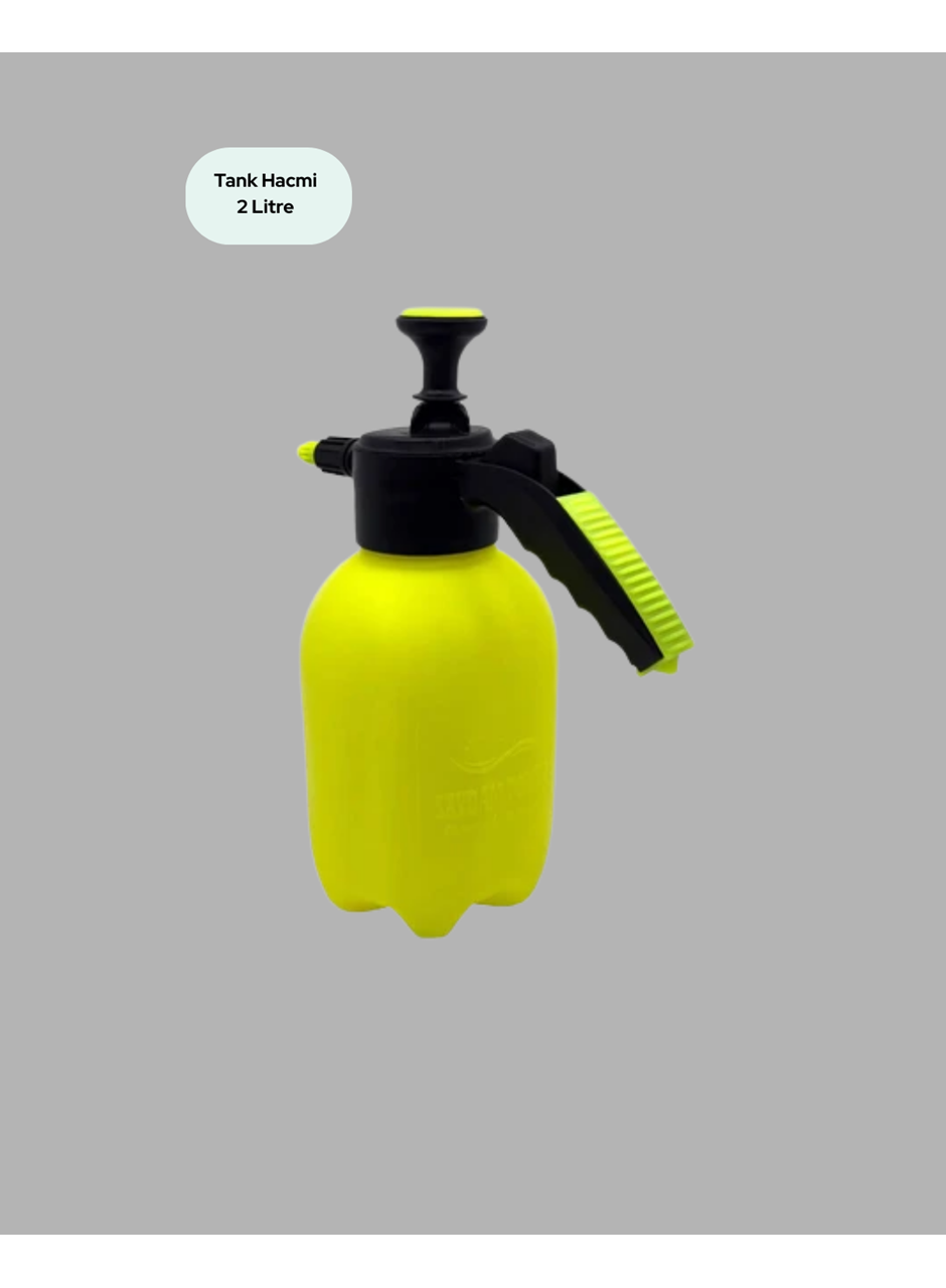 2 Litre Püskürtücü Bakır Nozullu Ayarlı Sprey Temizlik ve Bahçe