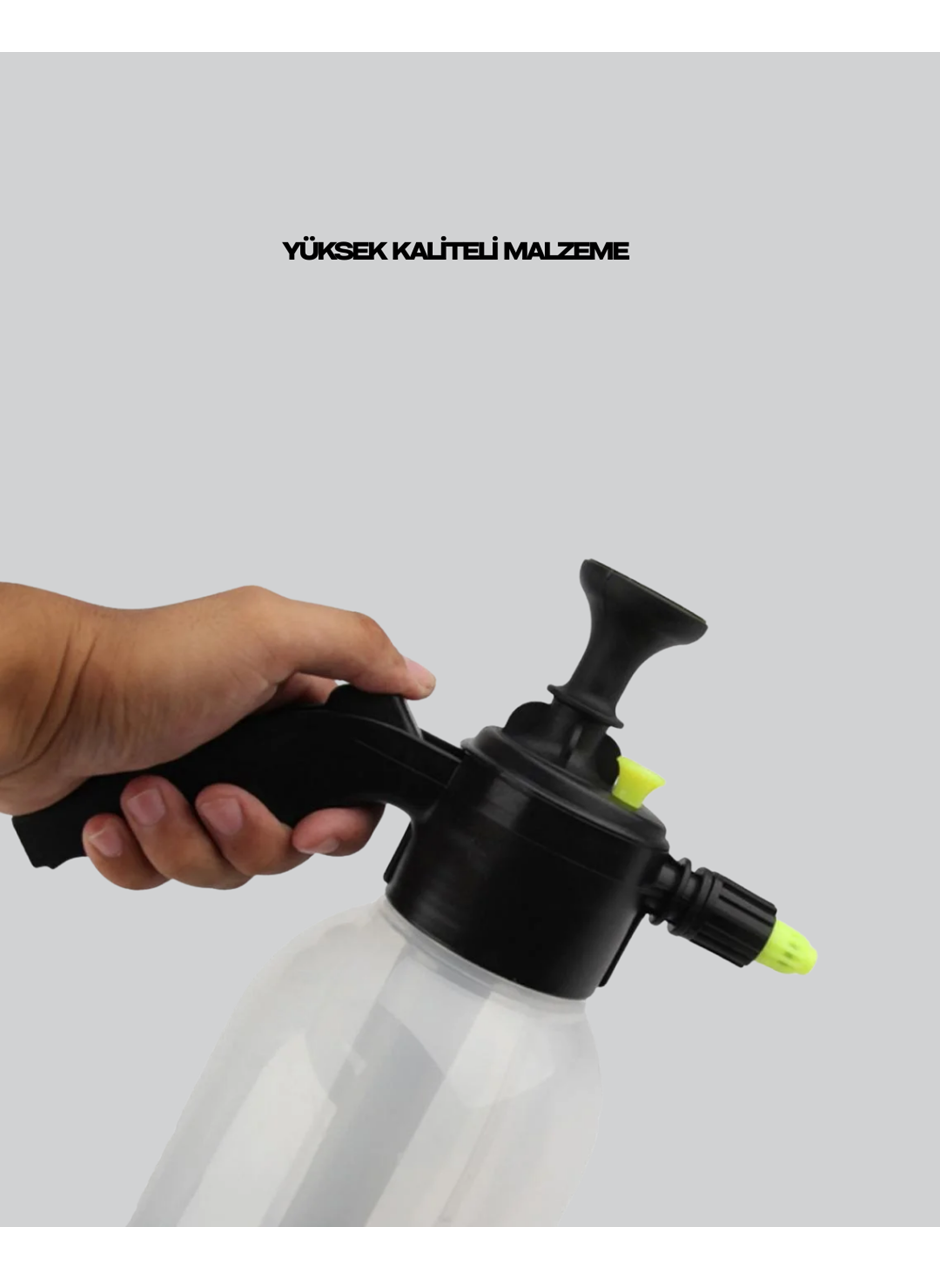 Köpük Püskürtücü 2 Litre Dayanıklı Manuel Basınçlı Yıkama Şişesi
