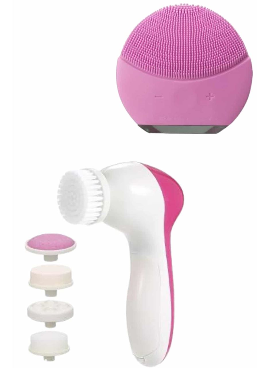 İkili Cilt Bakım Seti 5 Başlıklı Yüz Temizleme ve Masaj Aleti Canlandırıcı ve Onarıcı