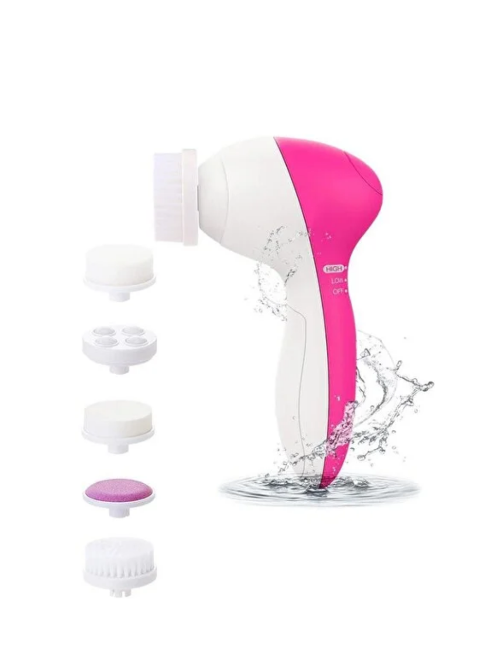 İkili Cilt Bakım Seti 5 Başlıklı Yüz Temizleme ve Masaj Aleti Canlandırıcı ve Onarıcı