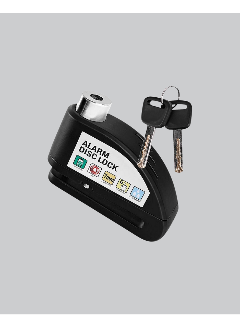 Anti Hırsızlık 110 dB Alarm Disk Fren Kilidi Suya Dayanıklı Çelik Güvenlik Kilidi