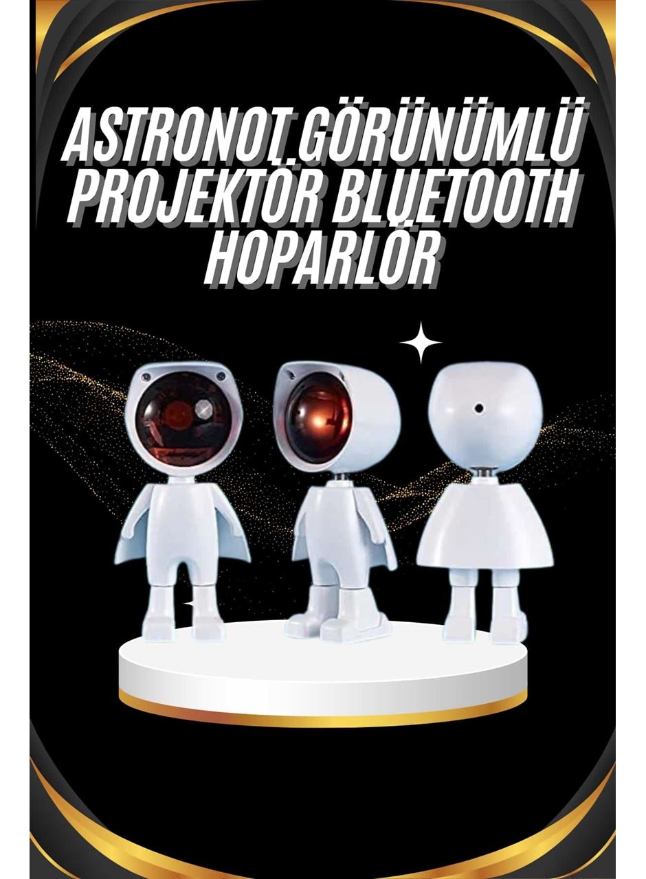 Gün Batımı Projektör Lamba Astronot Görünümlü Dekoratif Masa Lambası