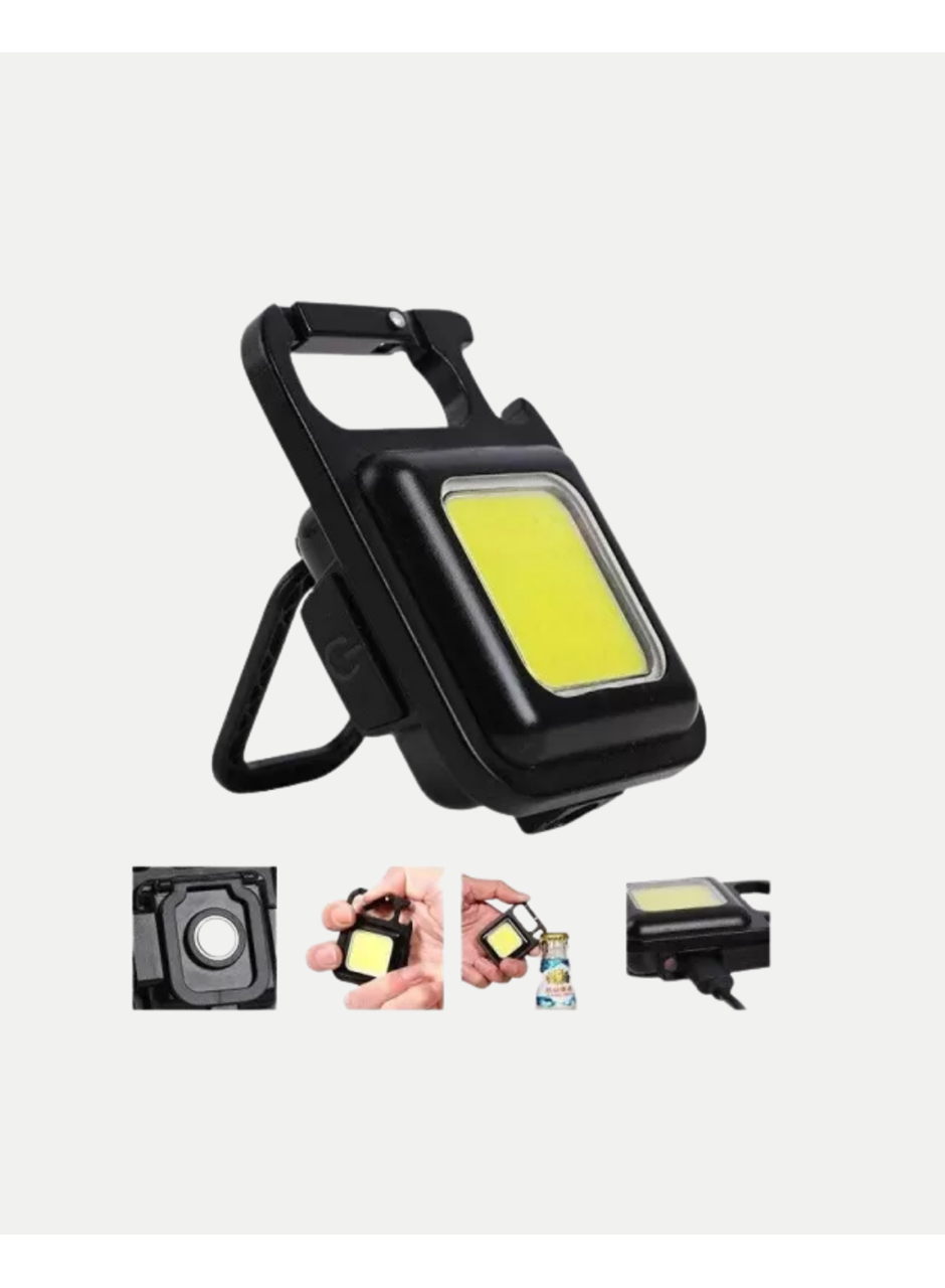 LED Mini Anahtarlık Fener – 1000 Lümen Güçlü Işık ve USB Type-C Şarjlı