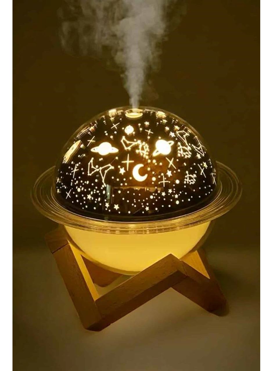 Hava Nemlendirici Masa ve Gece Lambası USB Projeksiyon Aromaterapi