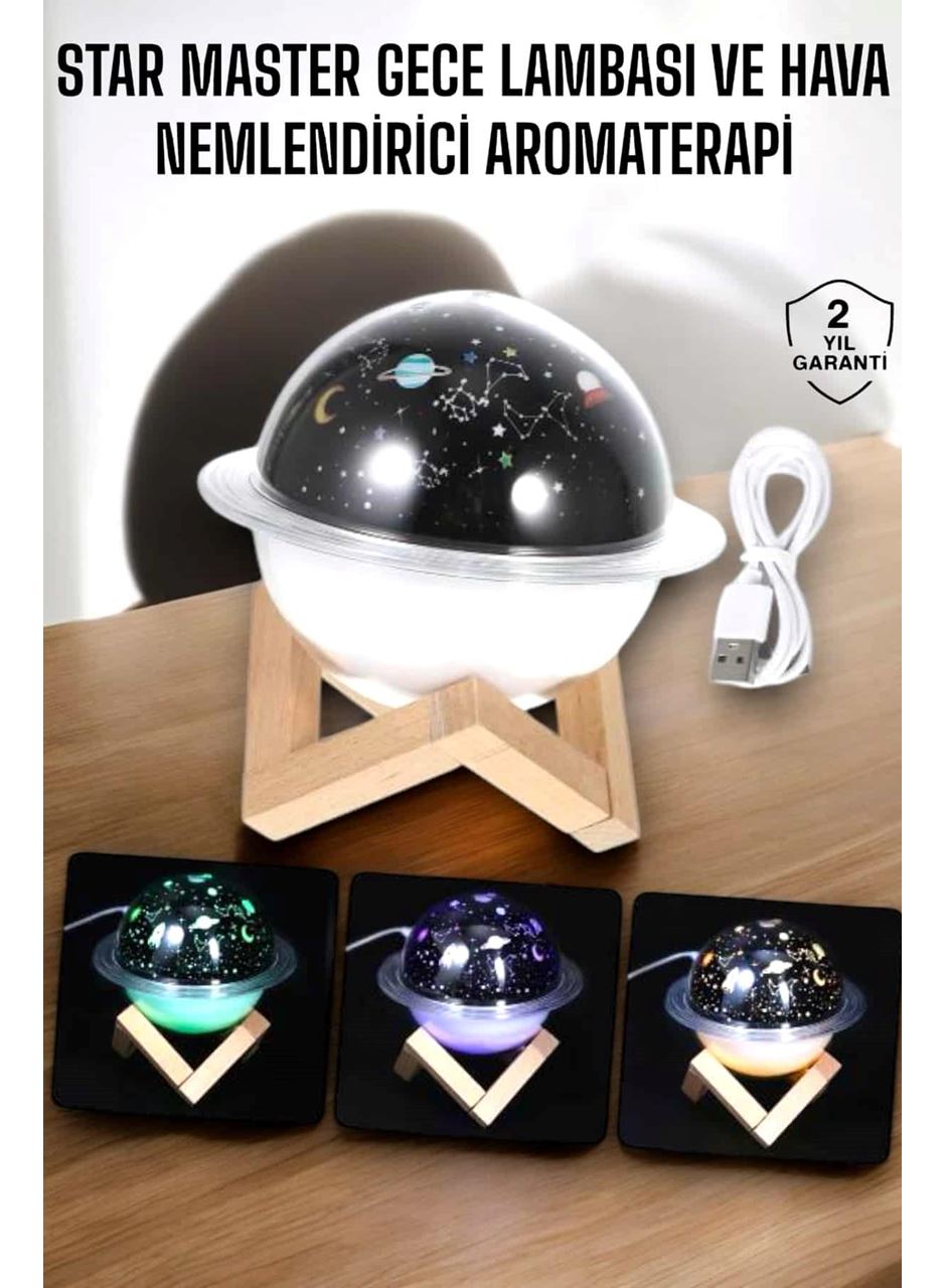 Aromaterapi Hava Nemlendirici Masa ve Gece Lambası