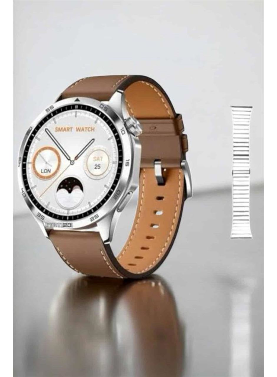 Akıllı Saat Titreşimli Amoled Ekran Uyku ve Sağlık Takibi Sesli Görüşme