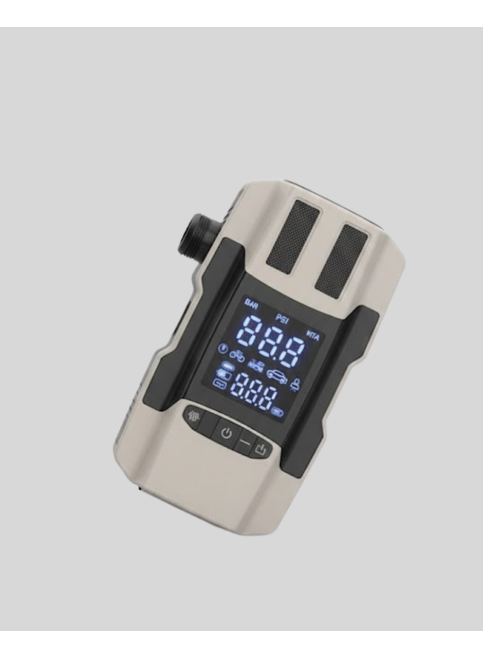 12.000 mAh Akü Takviye Powerbank Dahili Hava  Dijital Ekranlı