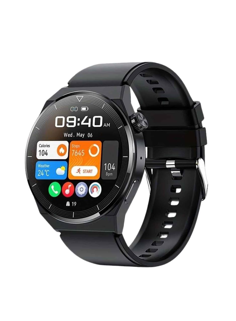 Amoled Ekran Metal Deri Silikon Kordonlu Uyku ve Sağlık Takibi