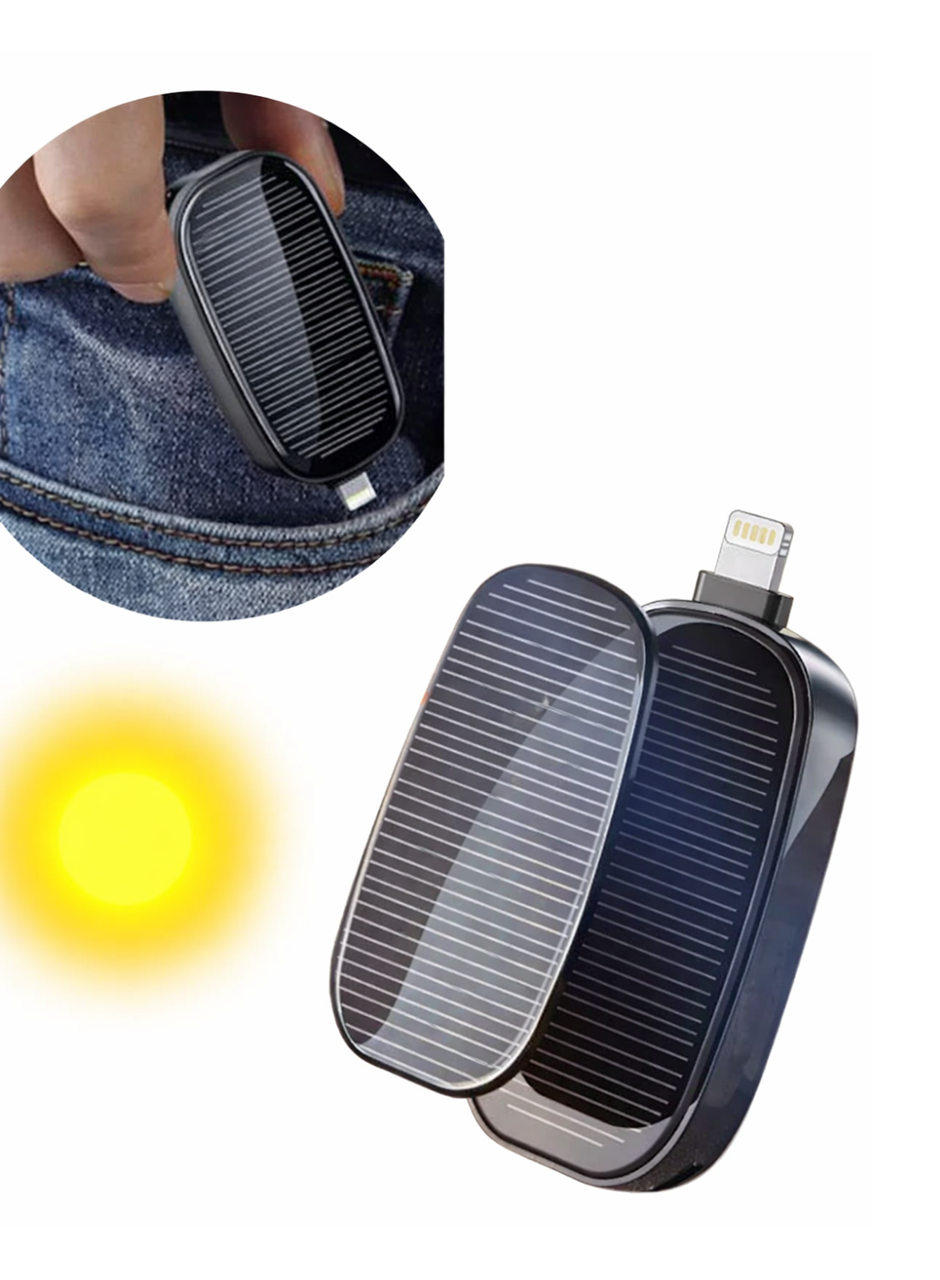 Taşınabilir Solar Powerbank 1200mAh Outdoor Kullanım