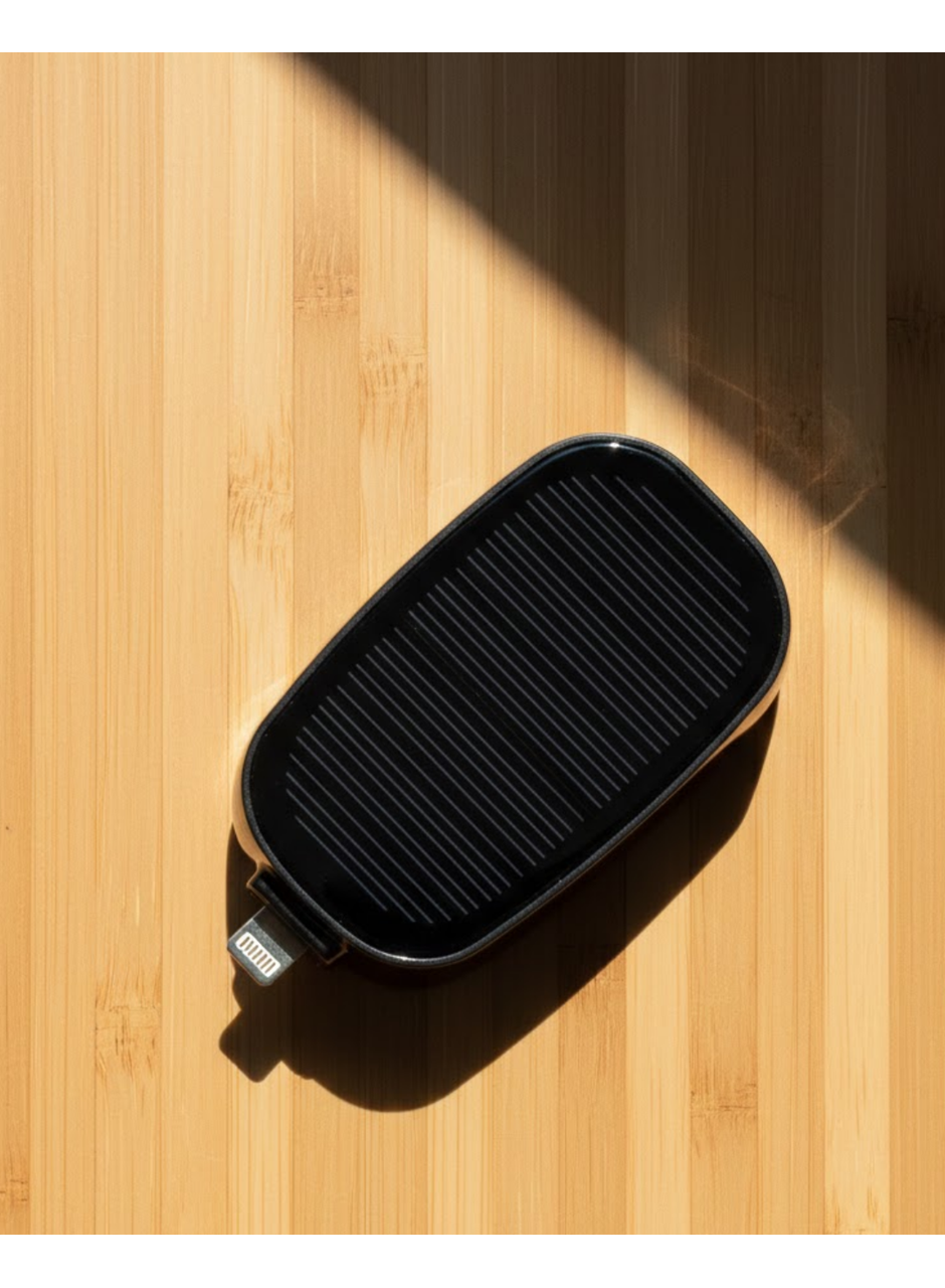 Ultra Hafif Güneş Enerjili Powerbank Anahtarlık Uyumlu