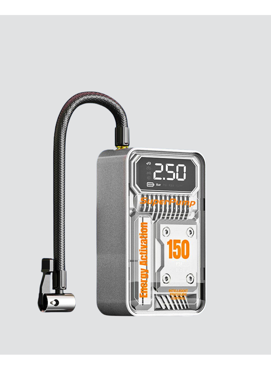 Taşınabilir Kablosuz Hava Pompası – 150 PSI Güçlü Basınç ve 6000mAh Şarjlı