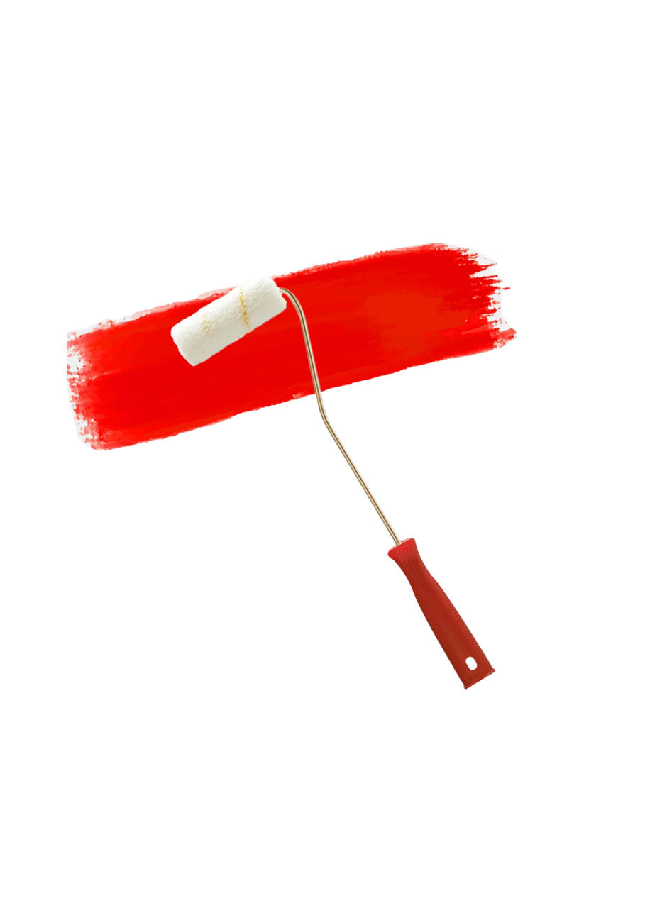 Profesyonel Mini Boya Rulosu 10 Cm Boya Fırça Seti 6 Yedek Rulo Hediyeli