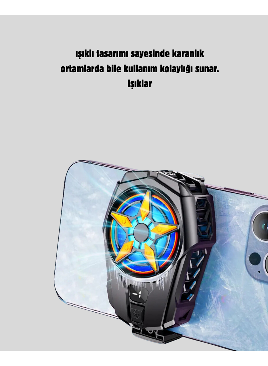 Oyun Telefonu Soğutucu Fan – Sessiz ve Kompakt Mobil Soğutma Cihazı