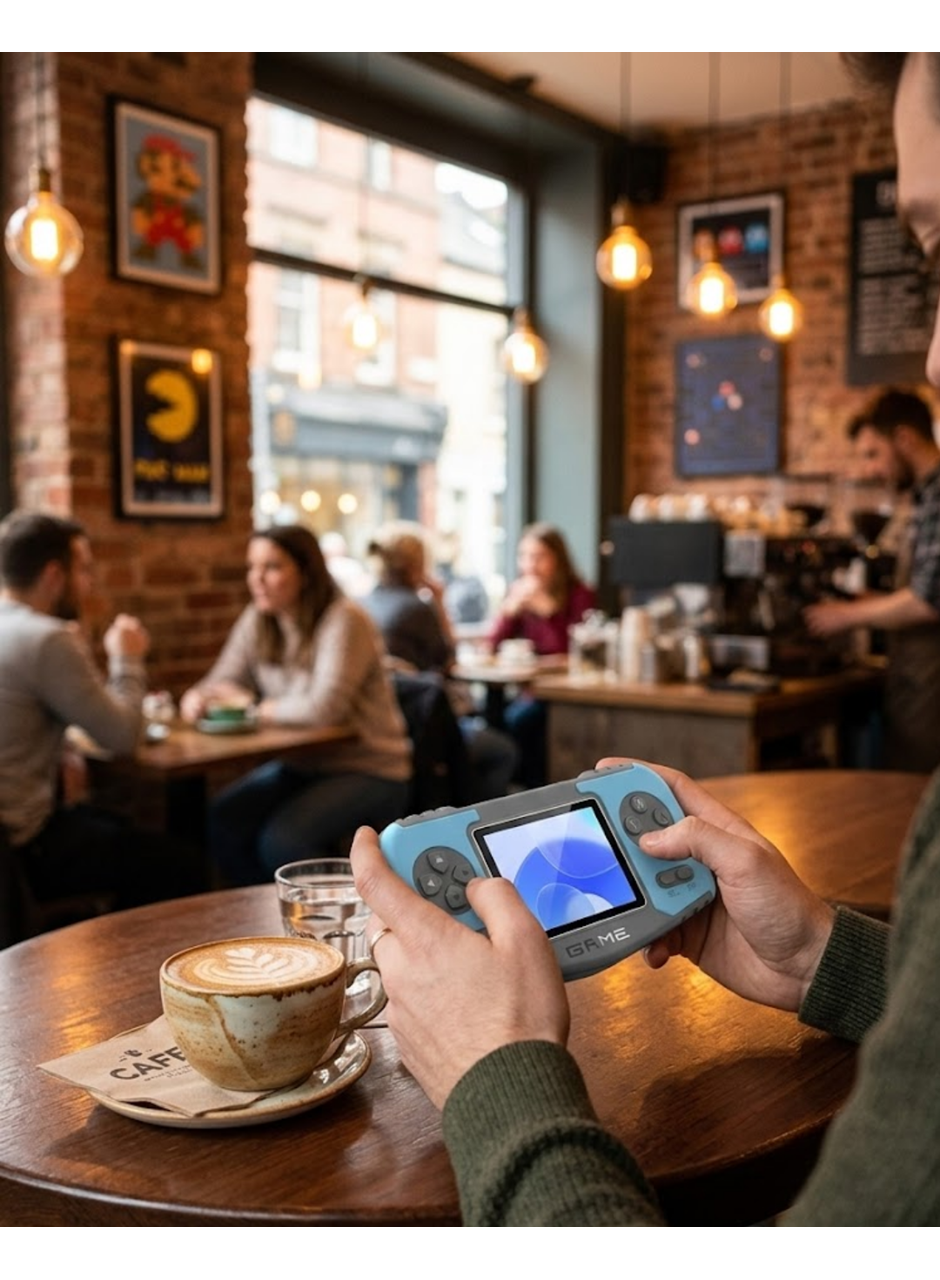 Taşınabilir Game Console Dahili Oyunlu TV Bağlantılı Şarjlı Retro Oyun Konsolu