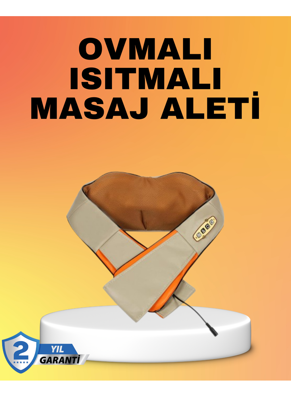 Kas Ağrılarına İyi Gelen Ovmalı Isıtmalı Boyun Omuz Bel Masaj Aleti