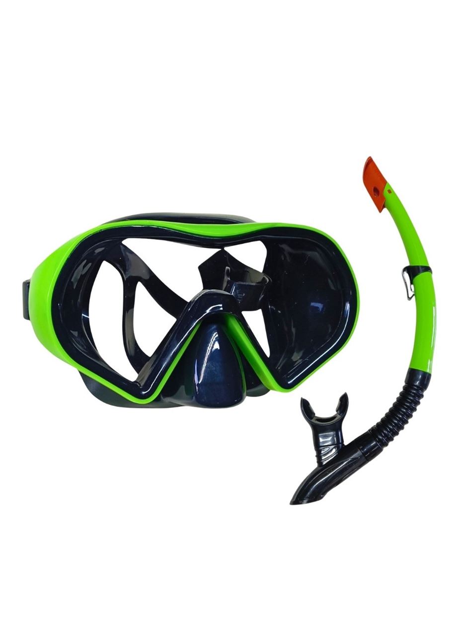 Star Diving Dalış Maskesi ve Snorkel Yetişkin - 51712-YEŞİL