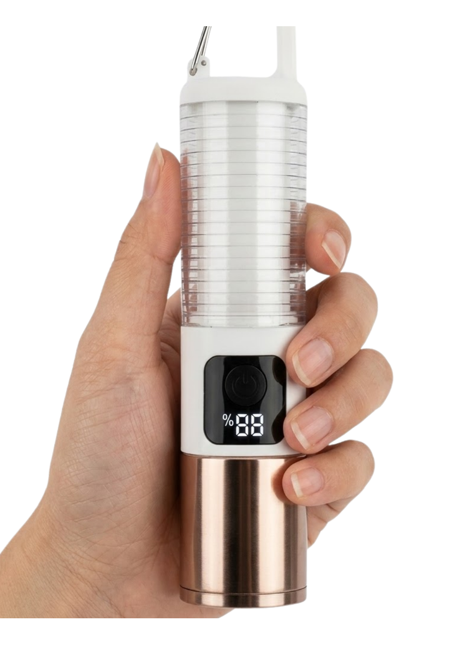 Taşınabilir LED Kamp Feneri USB Şarjlı Yüksek Parlaklık 500 Lümen Güç Göstergeli