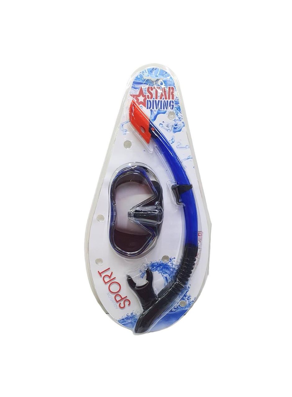 Star Diving Dalış Maskesi ve Snorkel Yetişkin - 51712-MAVİ