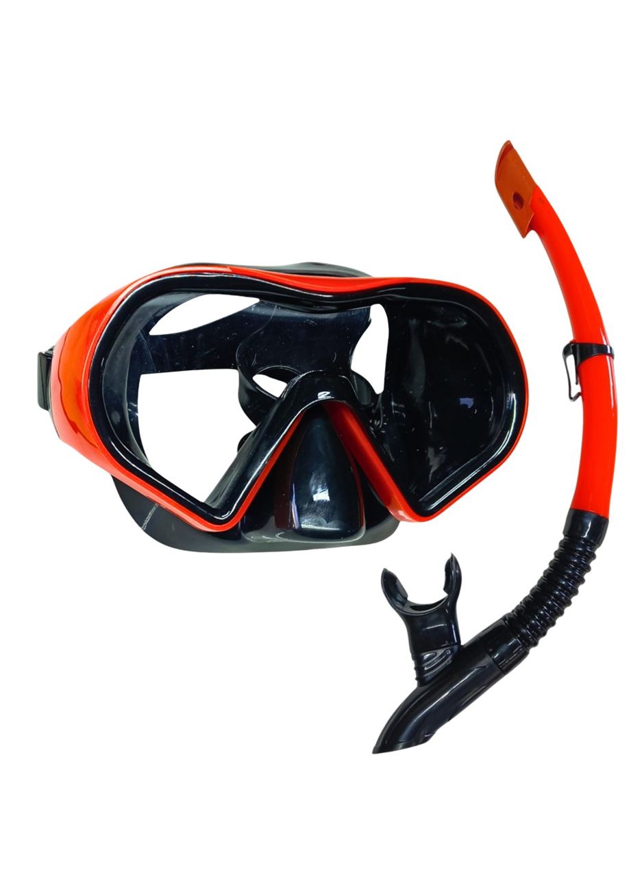 Star Diving Dalış Maskesi ve Snorkel Yetişkin - 51712-KIRMIZI