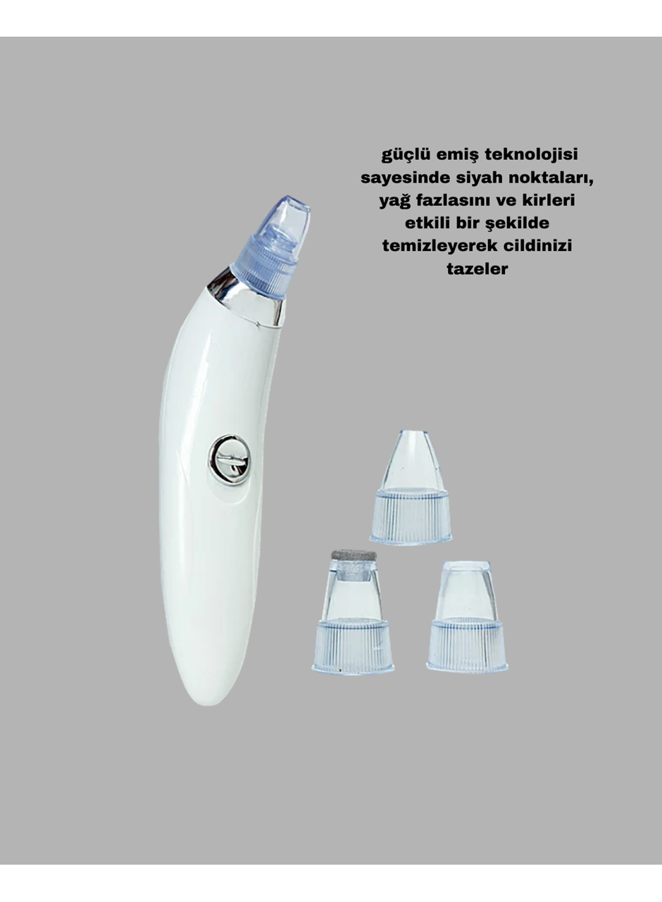 Evde Profesyonel Cilt Bakımı Dermaroller + Siyah Nokta Temizleyici Setı - Lisinya