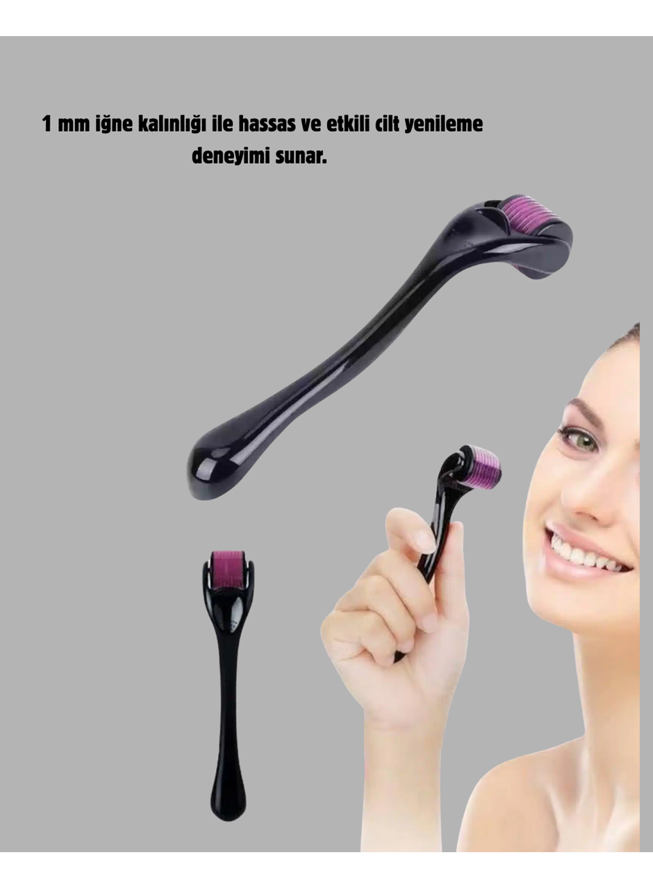 Evde Profesyonel Cilt Bakımı Dermaroller + Siyah Nokta Temizleyici Setı - Lisinya