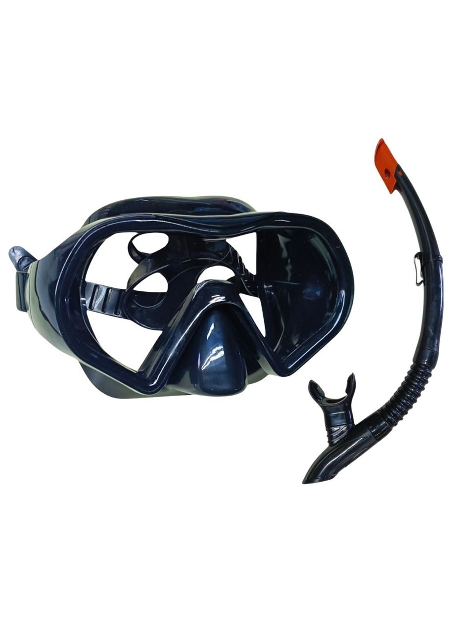 Star Diving Dalış Maskesi ve Snorkel Yetişkin - 51712-SİYAH