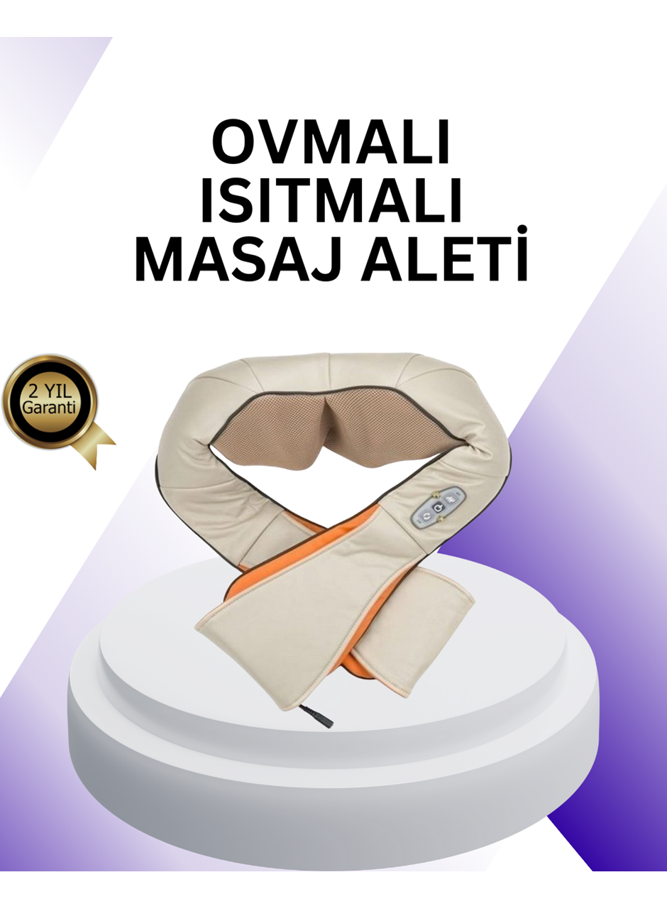 Ovmalı Isıtmalı Boyun Omuz Bel Masaj Aleti Kas ve Eklem Ağrılarına Etkili